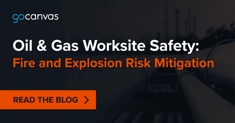 Oil and Gas Worksite Safety Explosion Risk Mitigiation