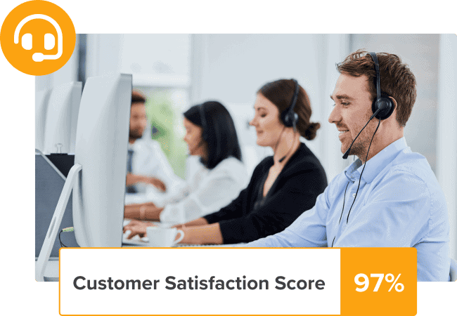 GoCanvas Customer Support team helping customers.