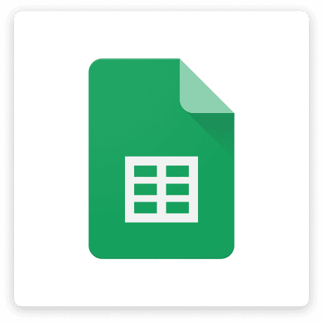 Hero image showcasing the Google Sheets and GoCanvas integration, featuring a Google Sheets logo.