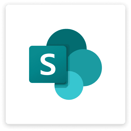 Hero image showcasing the SharePoint and GoCanvas integration, featuring a SharePoint logo.