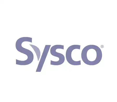 Sysco logo on a white background for business branding.